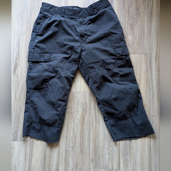 Nautica Black Cargo Capris Mens 40 W - Picture 2 of 5